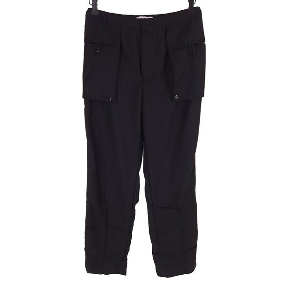 Bloke Patchwork Trousers Size L Mens Black Pants $485 - Picture 2 of 11